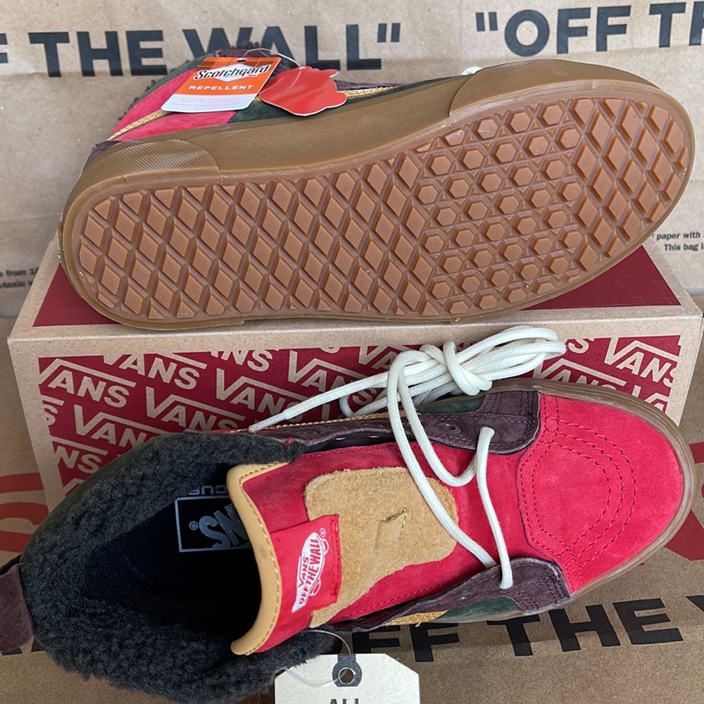 Vans Sk8-Hi 46 MTE Dx Poinsettia /Forest Night sneakers WMNS boots - Picture 4 of 16